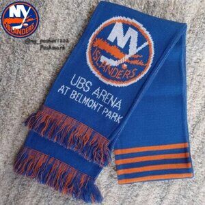 NHL 𝗥𝗨𝗙𝗙𝗡𝗘𝗖𝗞 𝗡𝗘𝗪 𝗬𝗢𝗥𝗞 𝗜𝗦𝗟𝗔𝗡𝗗𝗘𝗥𝗦 EST. 1972 Scarf 🔵⚪🟠